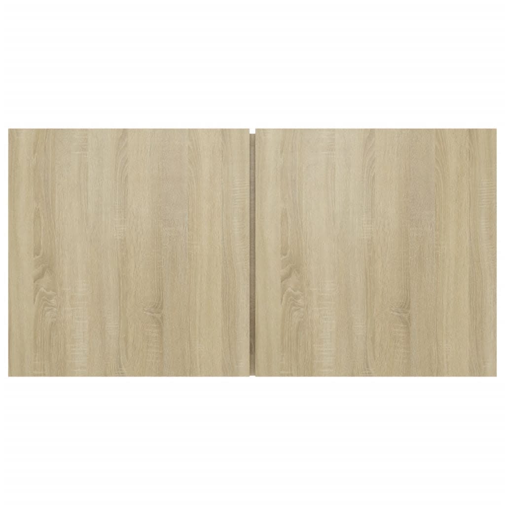 Set di Mobili Porta TV 4 pz Rovere Sonoma in Legno Multistrato
