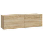 Set di Mobili Porta TV 6 pz Rovere Sonoma in Legno Multistrato