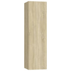 Set di Mobili Porta TV 5 pz Rovere Sonoma in Legno Multistrato