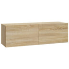 Set di Mobili Porta TV 5 pz Rovere Sonoma in Legno Multistrato