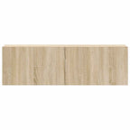 Set di Mobili Porta TV 3 pz Rovere Sonoma in Legno Multistrato