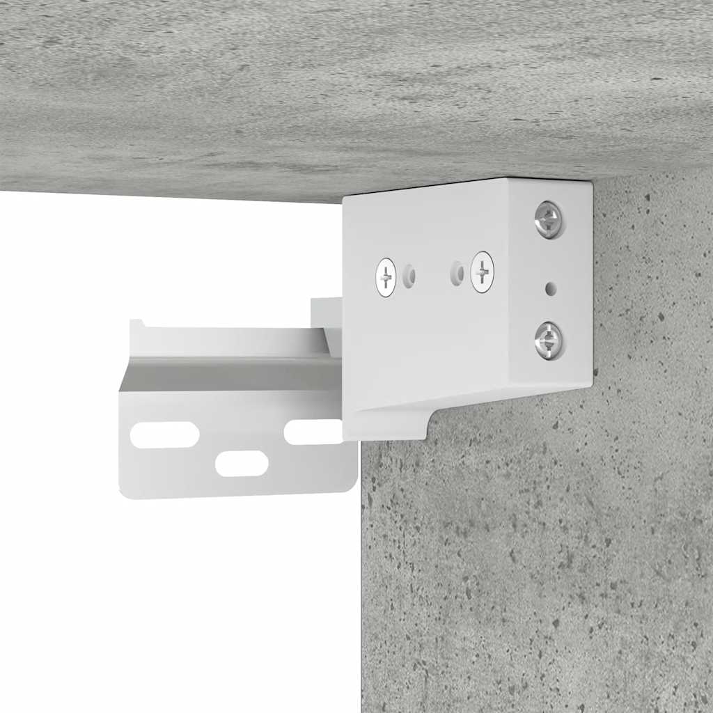 Set di Mobili Porta TV 7 pz Grigio Cemento in Legno Multistrato
