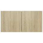 Set di Mobili Porta TV 4 pz Rovere Sonoma in Legno Multistrato