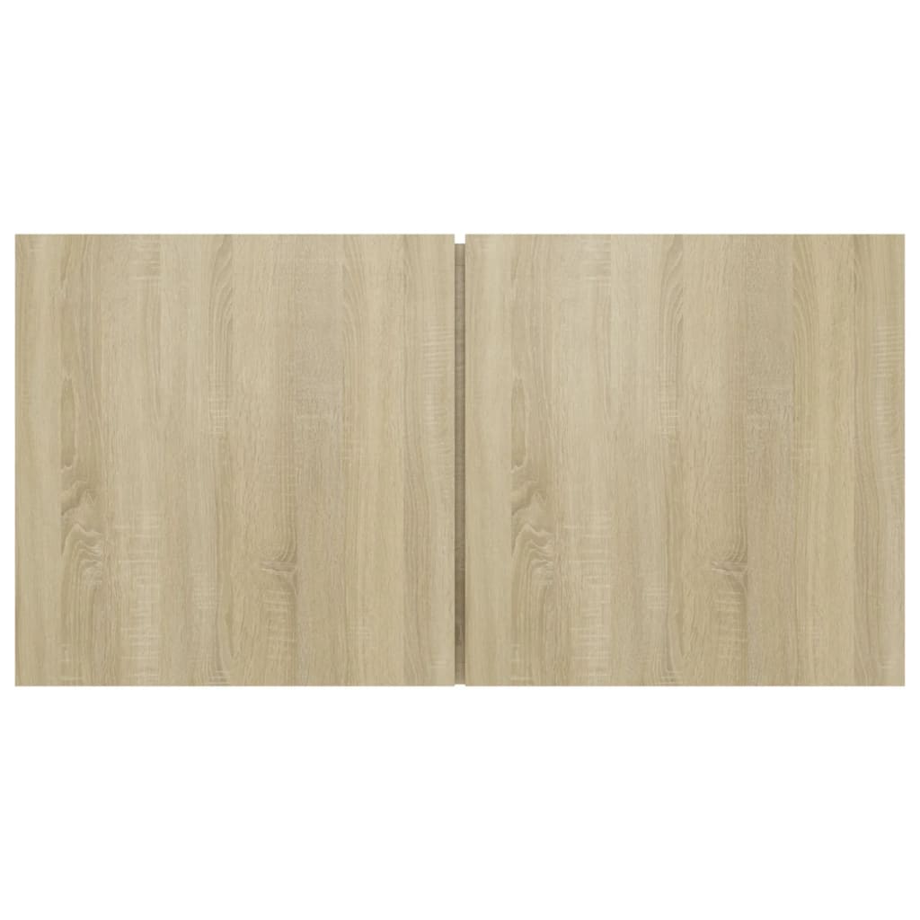 Set di Mobili Porta TV 4 pz Rovere Sonoma in Legno Multistrato