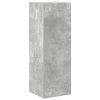 Set di Mobili Porta TV 4 pz Grigio Cemento in Legno Multistrato