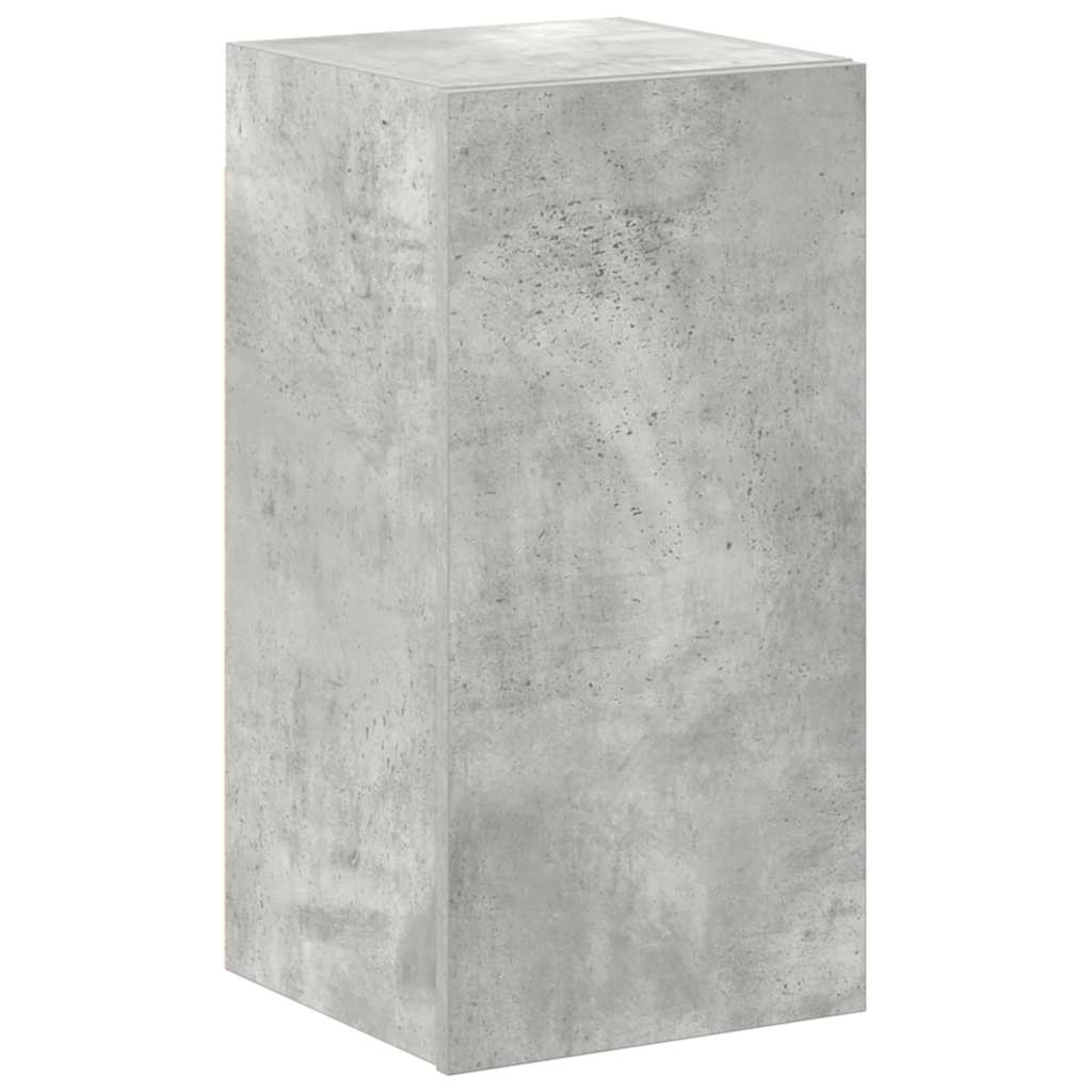 Set di Mobili Porta TV 4 pz Grigio Cemento in Legno Multistrato