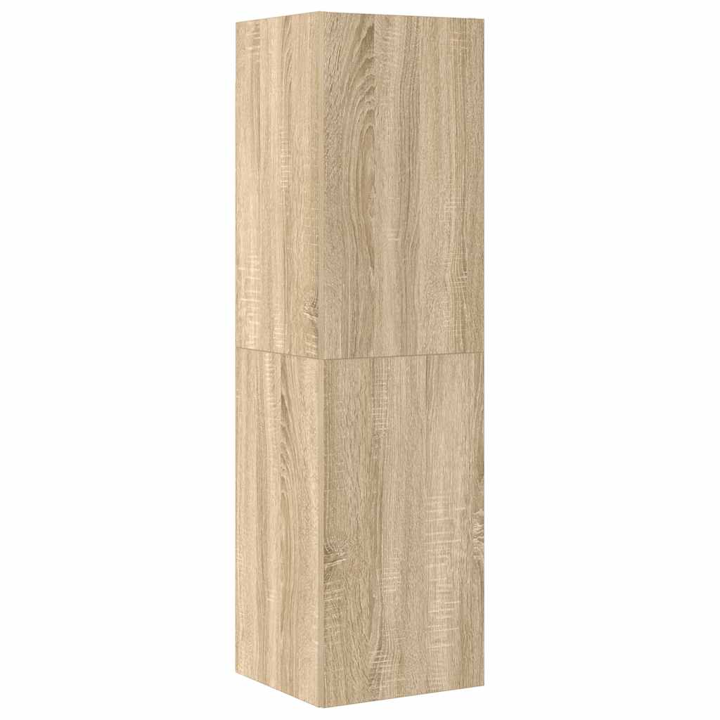 Set di Mobili Porta TV 4 pz Rovere Sonoma in Legno Multistrato