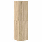 Set di Mobili Porta TV 4 pz Rovere Sonoma in Legno Multistrato