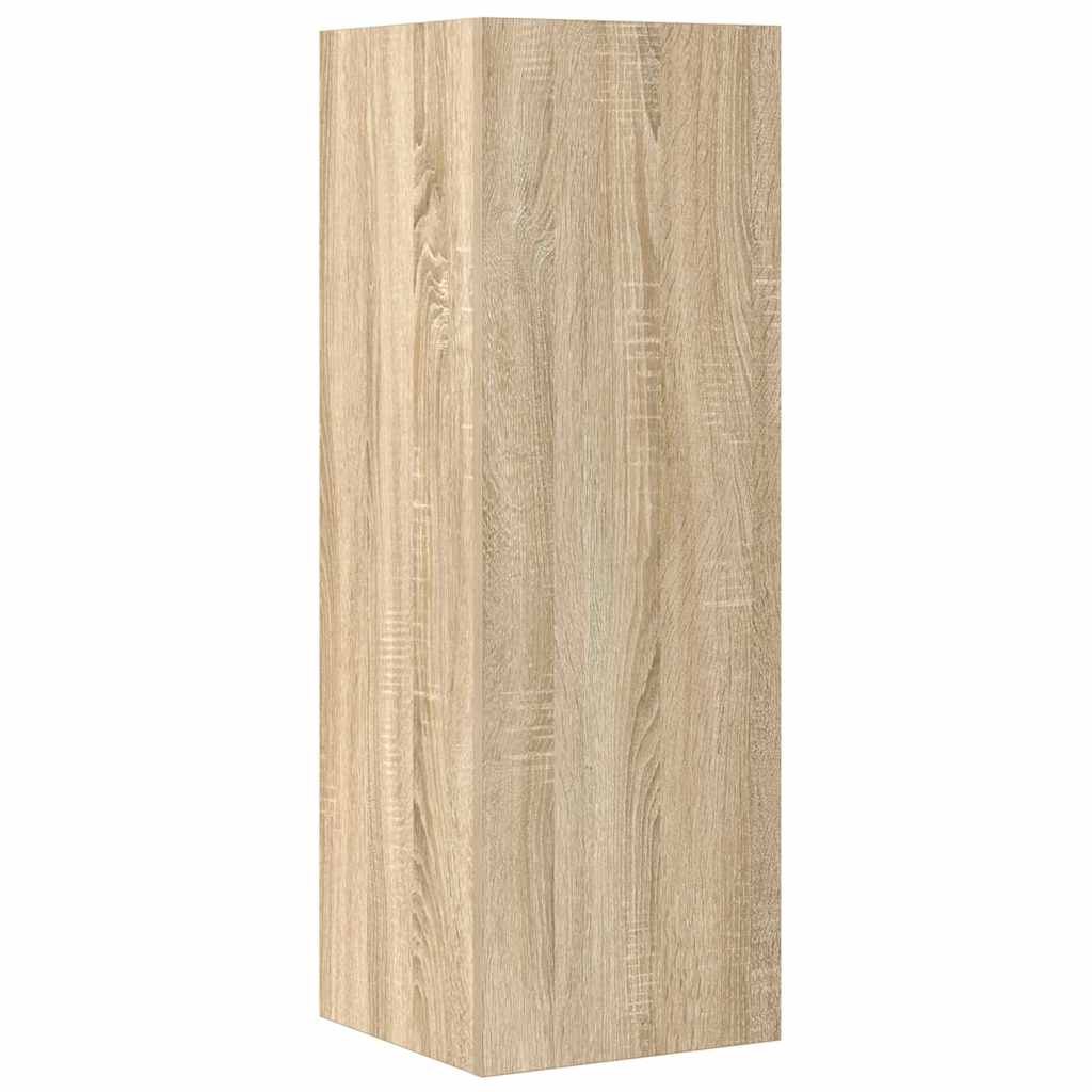 Set di Mobili Porta TV 4 pz Rovere Sonoma in Legno Multistrato