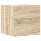 Set di Mobili Porta TV 4 pz Rovere Sonoma in Legno Multistrato