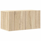 Set di Mobili Porta TV 4 pz Rovere Sonoma in Legno Multistrato