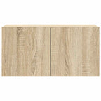 Set di Mobili Porta TV 4 pz Rovere Sonoma in Legno Multistrato