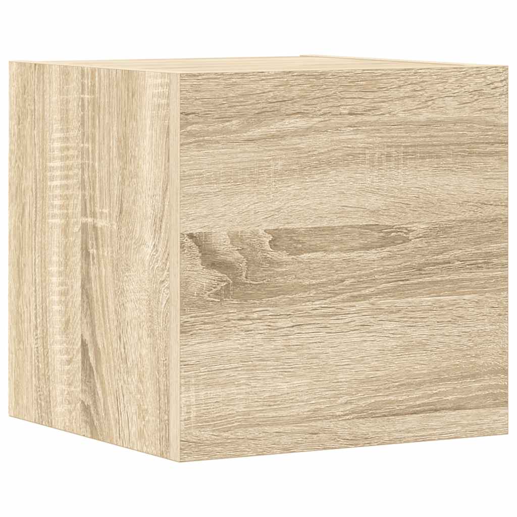 Set di Mobili Porta TV 4 pz Rovere Sonoma in Legno Multistrato