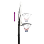 Supporto per Pallacanestro Bianco 258-363 cm Polietilene