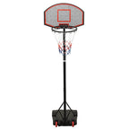 Supporto per Pallacanestro Nero 216-250 cm Polietilene