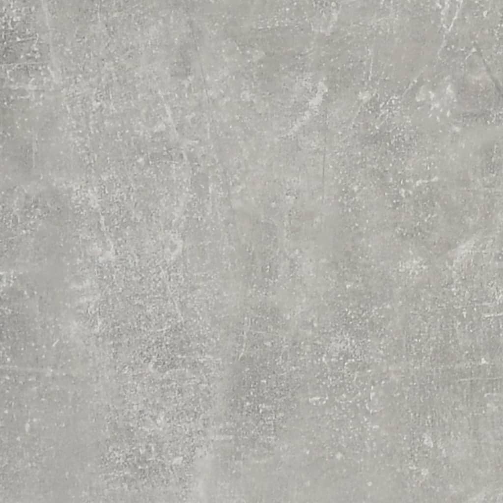 Mobili Parete 2 pz Grigio Cemento 100x36,5x35 cm in Multistrato