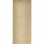 Albero per Gatti con Palo Tiragraffi Sisal Grigio Chiaro 74 cm
