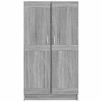 Libreria Grigio Sonoma 82,5x30,5x150 cm in Legno Multistrato