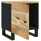 Comodini 2pz 40x33x46 cm in Legno Massello di Mango