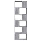 Libreria/Divisorio Grigio Sonoma 60x24x186 cm