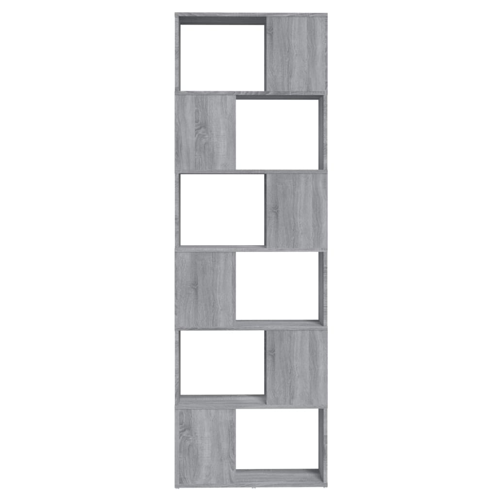 Libreria/Divisorio Grigio Sonoma 60x24x186 cm