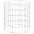 Compostiera da Giardino Ø50x50 cm in Acciaio Zincato