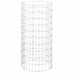 Compostiera da Giardino Ø50x100 cm in Acciaio Zincato