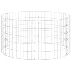 Compostiera da Giardino Ø100x50 cm in Acciaio Zincato