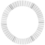 Compostiera da Giardino Ø100x100 cm in Acciaio Zincato