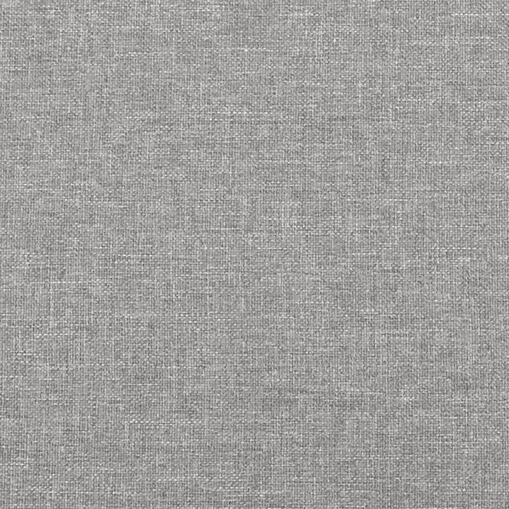 Panca Grigio Chiaro 70x30x30 cm in Tessuto