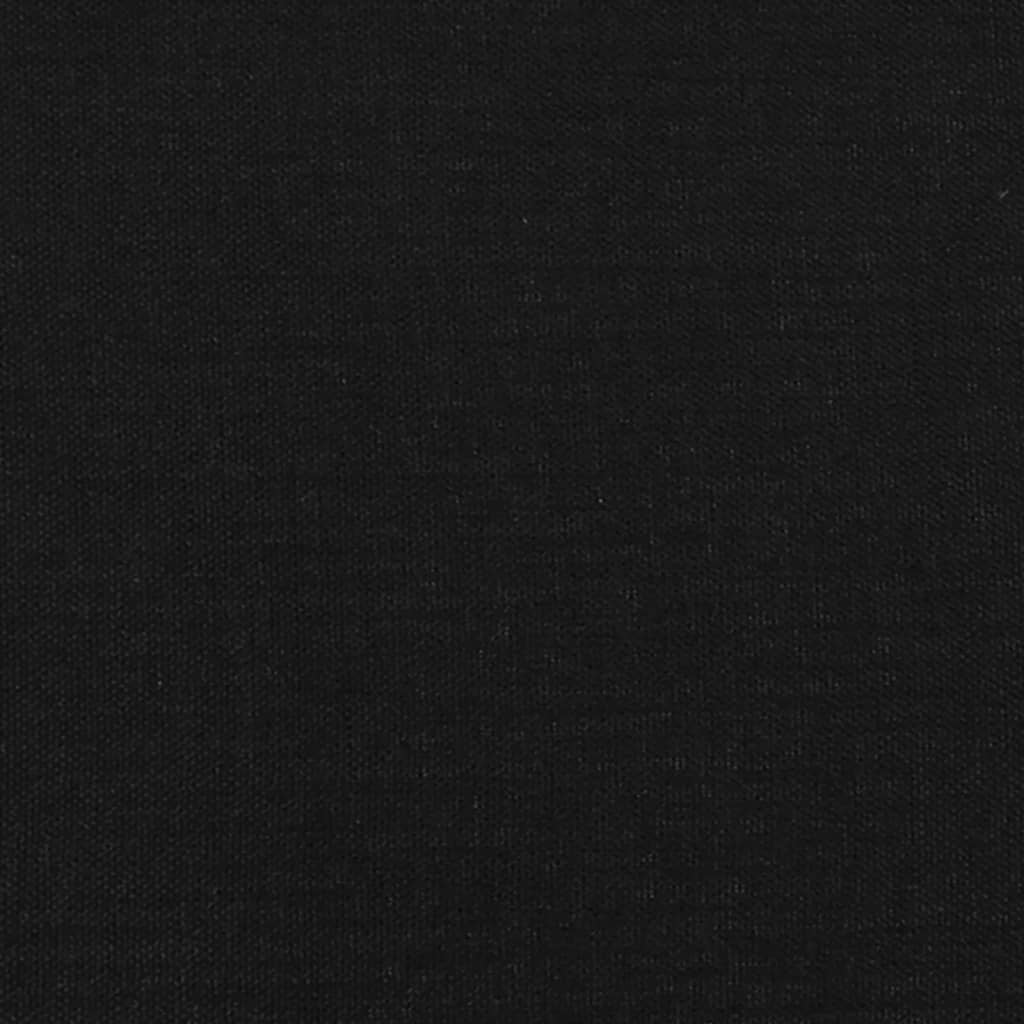 Panca Nera 70x30x30 cm in Tessuto