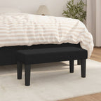 Panca Nera 70x30x30 cm in Tessuto