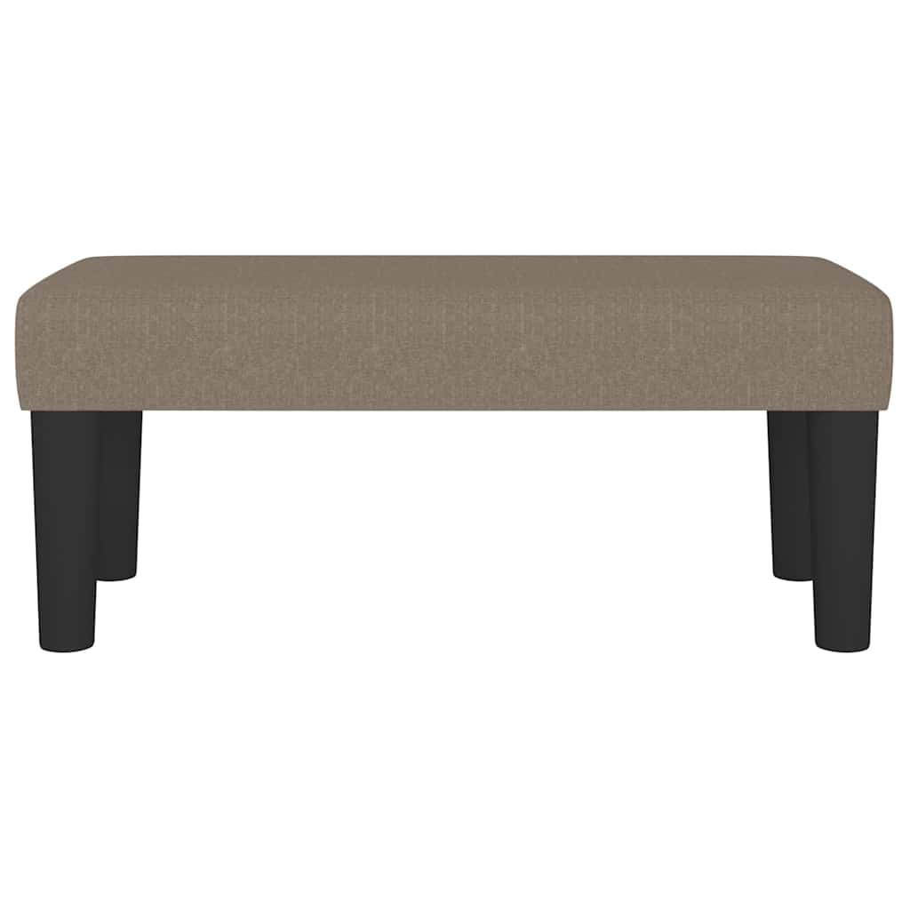 Panca Tortora 70x30x30 cm in Tessuto