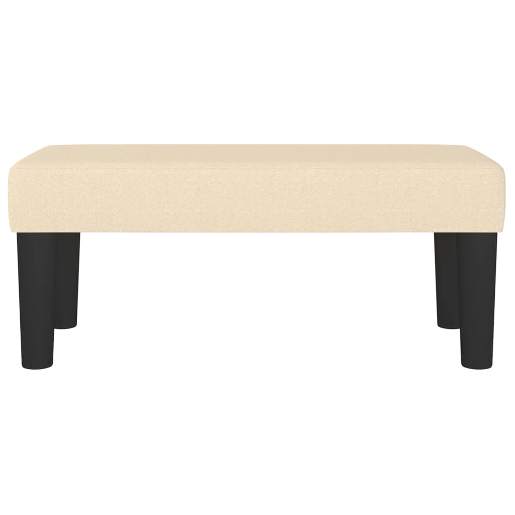 Panca Crema 70x30x30 cm in Tessuto