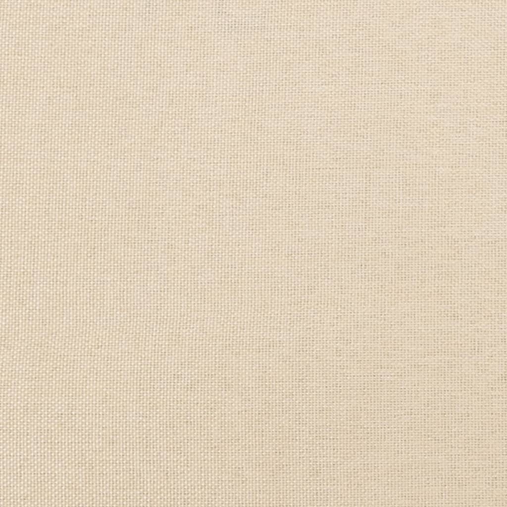 Panca Crema 70x30x30 cm in Tessuto