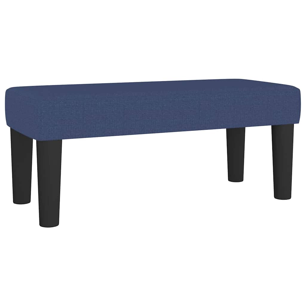 Panca Blu 70x30x30 cm in Tessuto