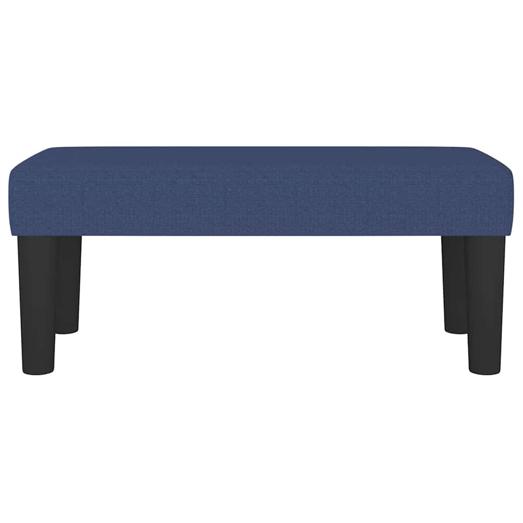 Panca Blu 70x30x30 cm in Tessuto