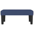 Panca Blu 70x30x30 cm in Tessuto