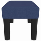 Panca Blu 70x30x30 cm in Tessuto