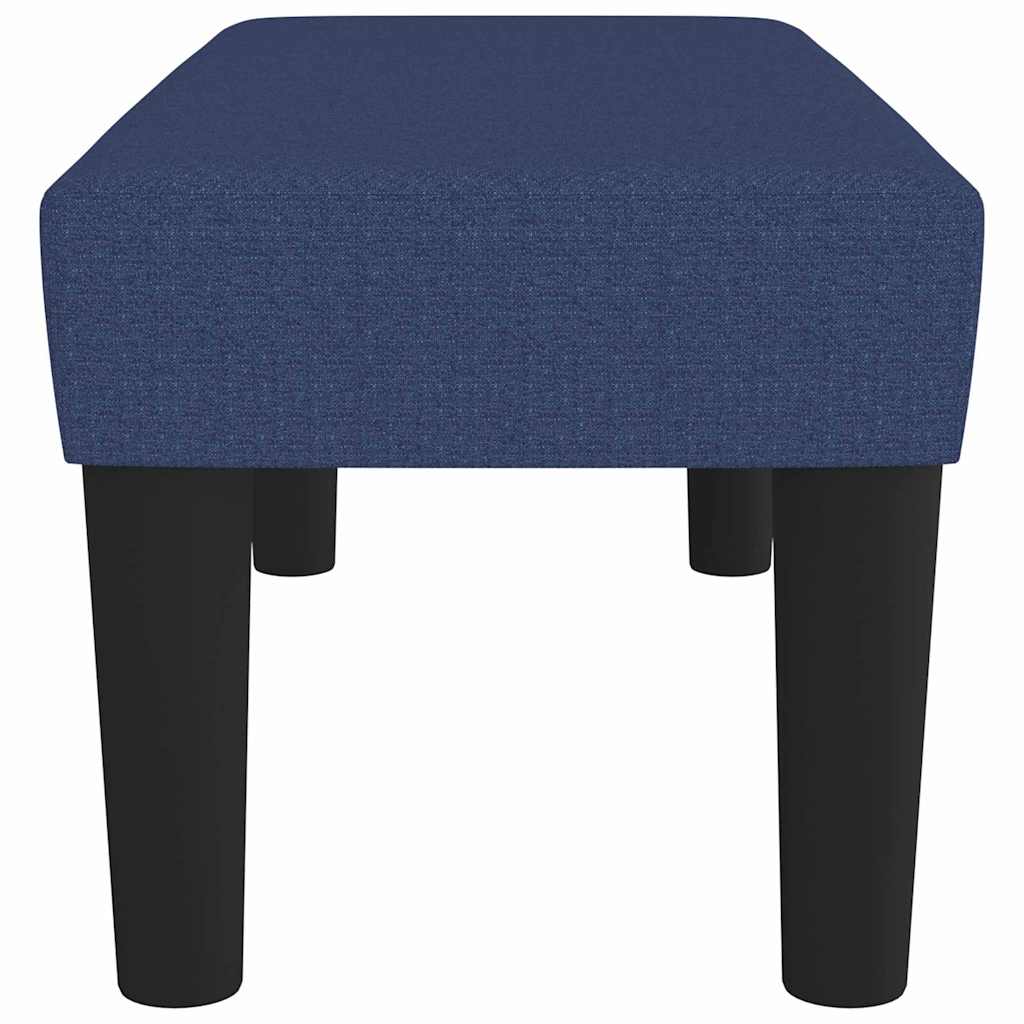 Panca Blu 70x30x30 cm in Tessuto