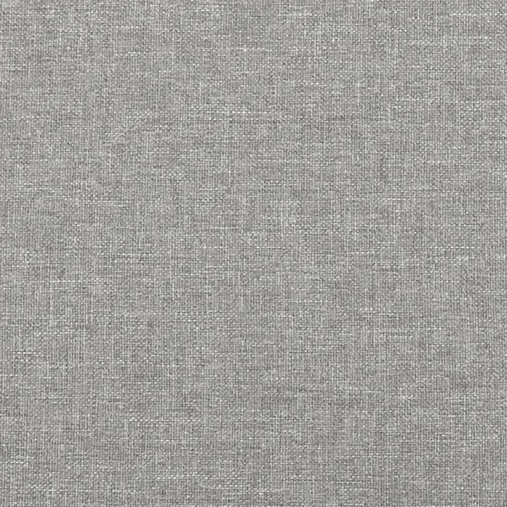 Panca Grigio Chiaro 70x30x30 cm in Tessuto