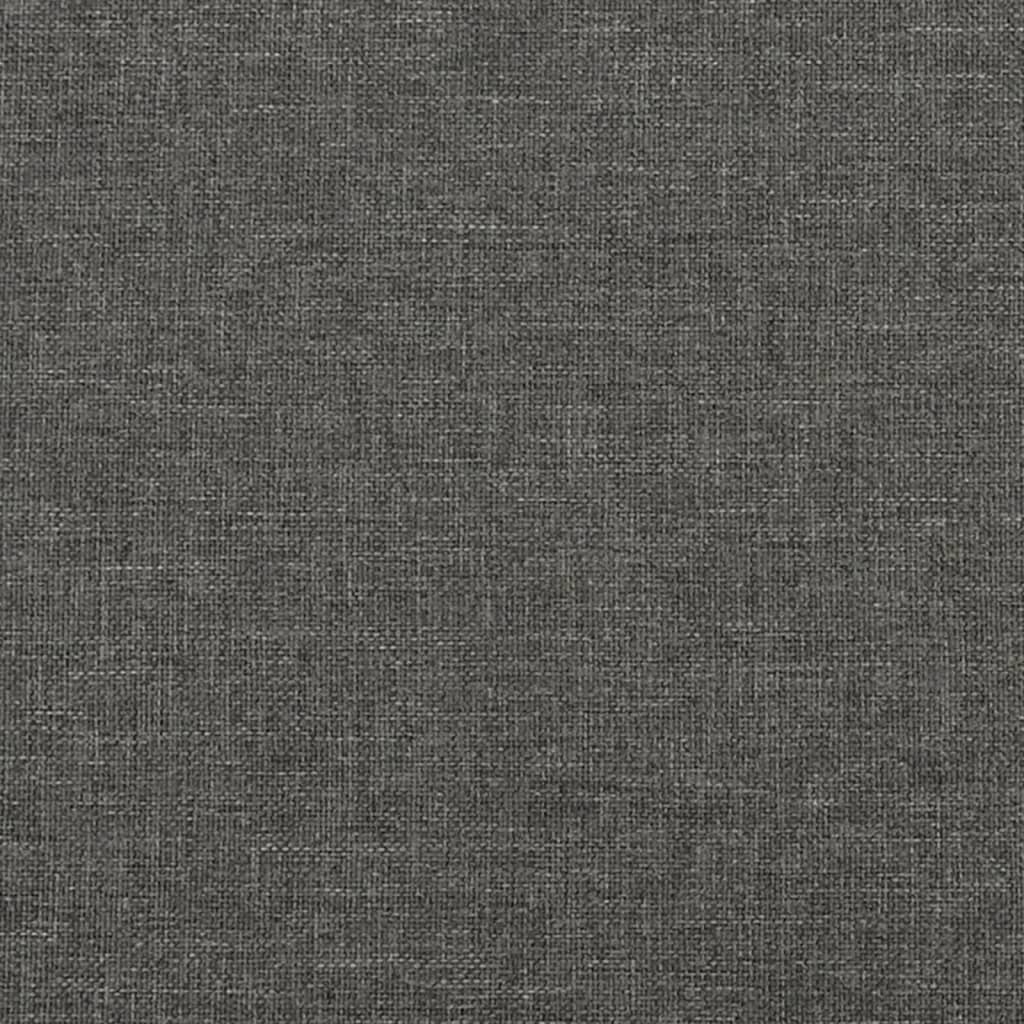 Panca Grigio Scuro 70x30x30 cm in Tessuto