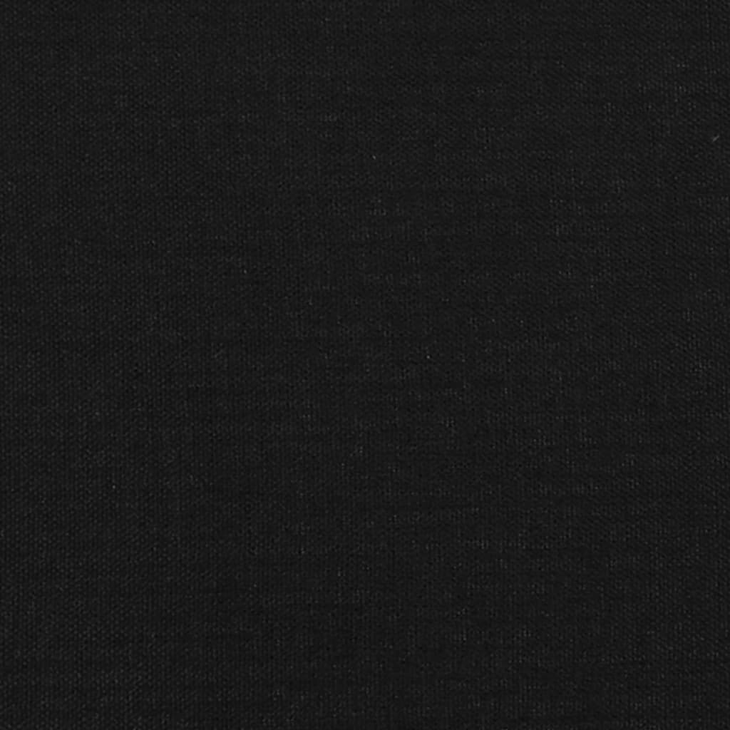 Panca Nera 70x30x30 cm in Tessuto