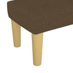 Panca Marrone Scuro 70x30x30 cm in Tessuto