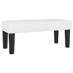 Panca Bianca 70x30x30 cm in Similpelle