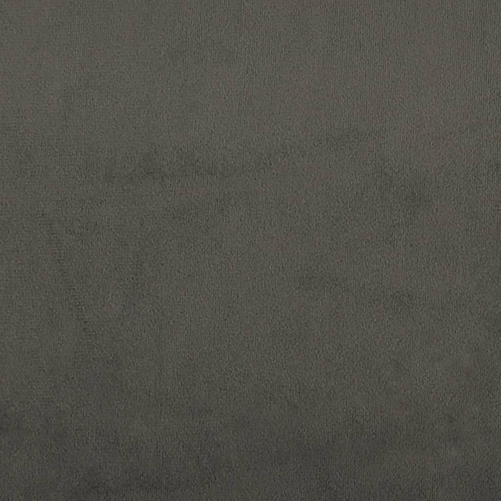 Panca Grigio Scuro 70x30x30 cm in Velluto