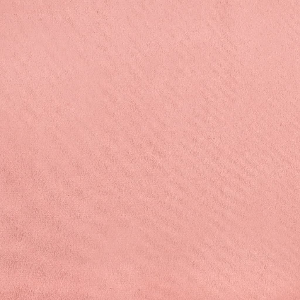 Panca Rosa 70x30x30 cm in Velluto