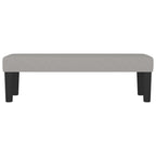 Panca Grigio Chiaro 100x30x30 cm in Tessuto