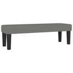 Panca Grigio Scuro 100x30x30 cm in Tessuto