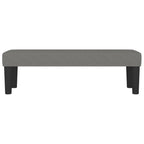 Panca Grigio Scuro 100x30x30 cm in Tessuto